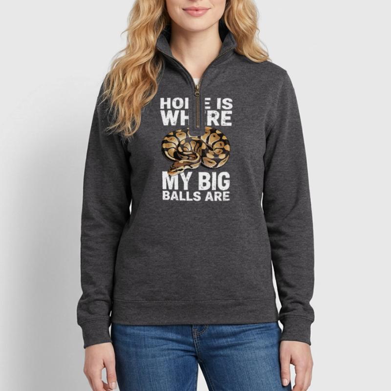 Python roi Serpents Amateurs de terrarium Python Sweat à zip 1/4