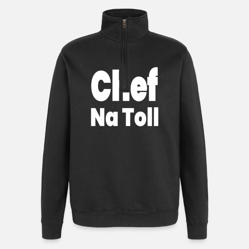 chef - Quarter-Zip Sweatshirt - black