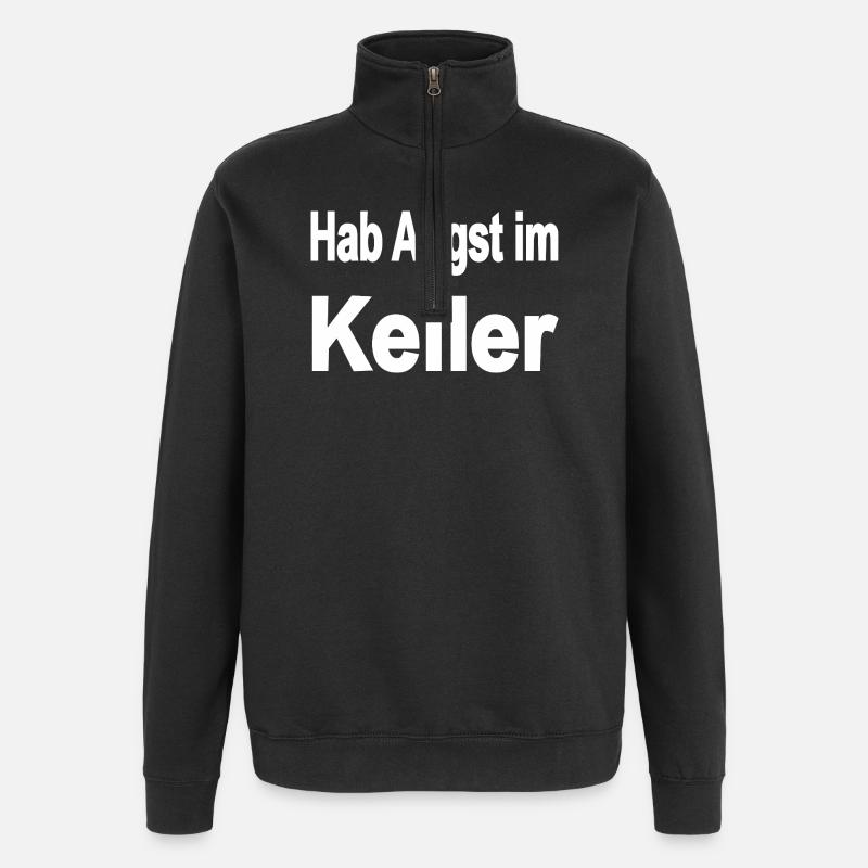 Cellar - Quarter-Zip Sweatshirt - black