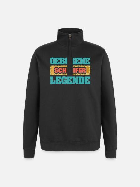 Legend Grinder - Quarter-Zip Sweatshirt - black