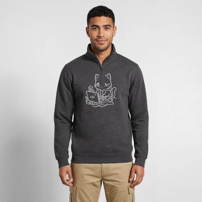 Quarter-Zip-Sweatshirt