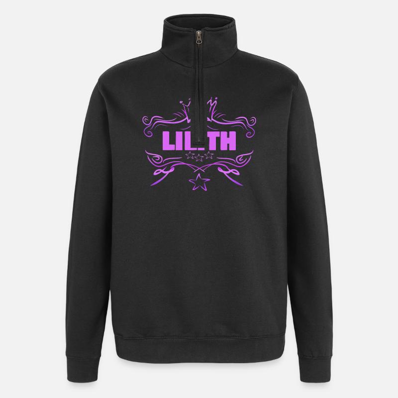 Lilith - Quarter-Zip Sweatshirt - black
