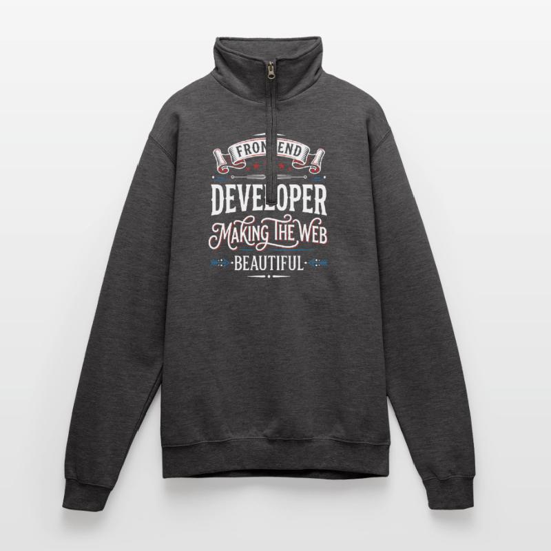 Frontend Developer – Designing the Web Beautifully Quarter-Zip Sweatshirt