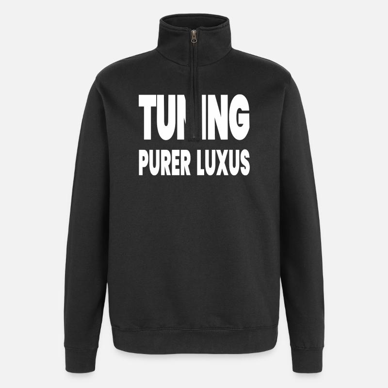 réglage - Sweat à zip 1/4 - noir