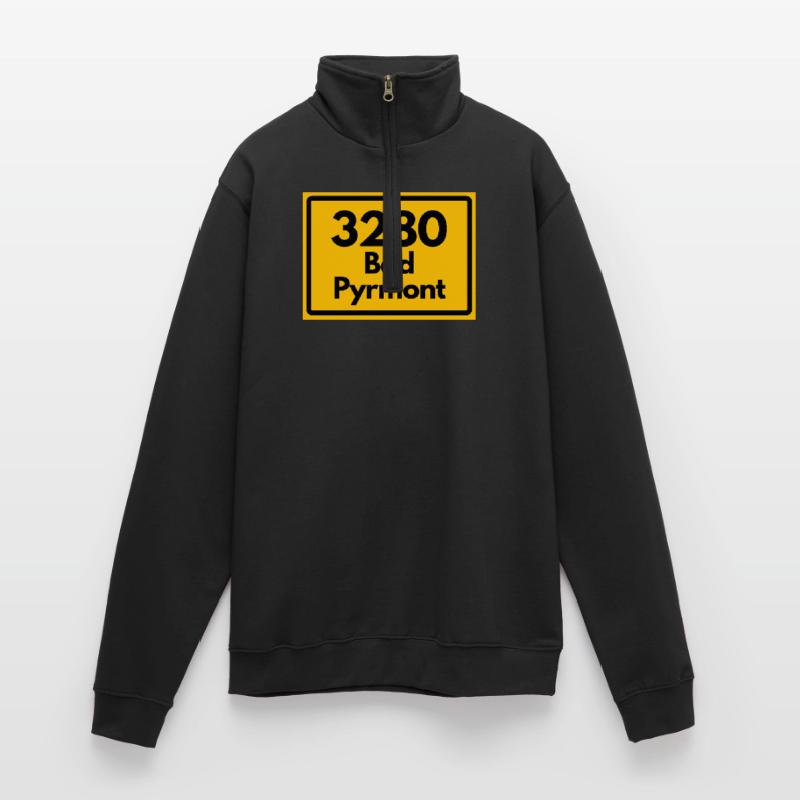 OLD POSTCODE POSTCODE RETRO 3280 BAD PYRMONT Quarter-Zip Sweatshirt