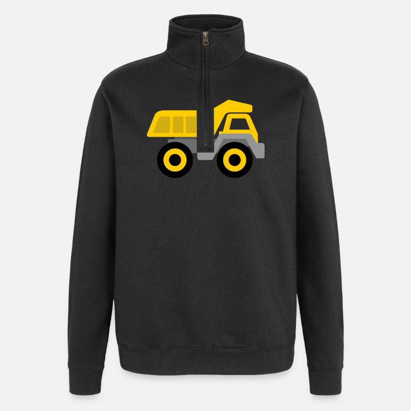 Benne - Sweat à zip 1/4 - noir