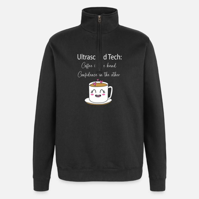 Ultraschalltechniker Ultraschall Techniker - Quarter-Zip-Sweatshirt - Schwarz