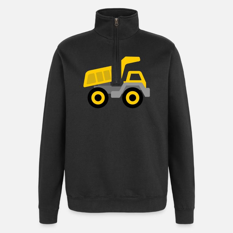 Benne - Sweat à zip 1/4 - noir