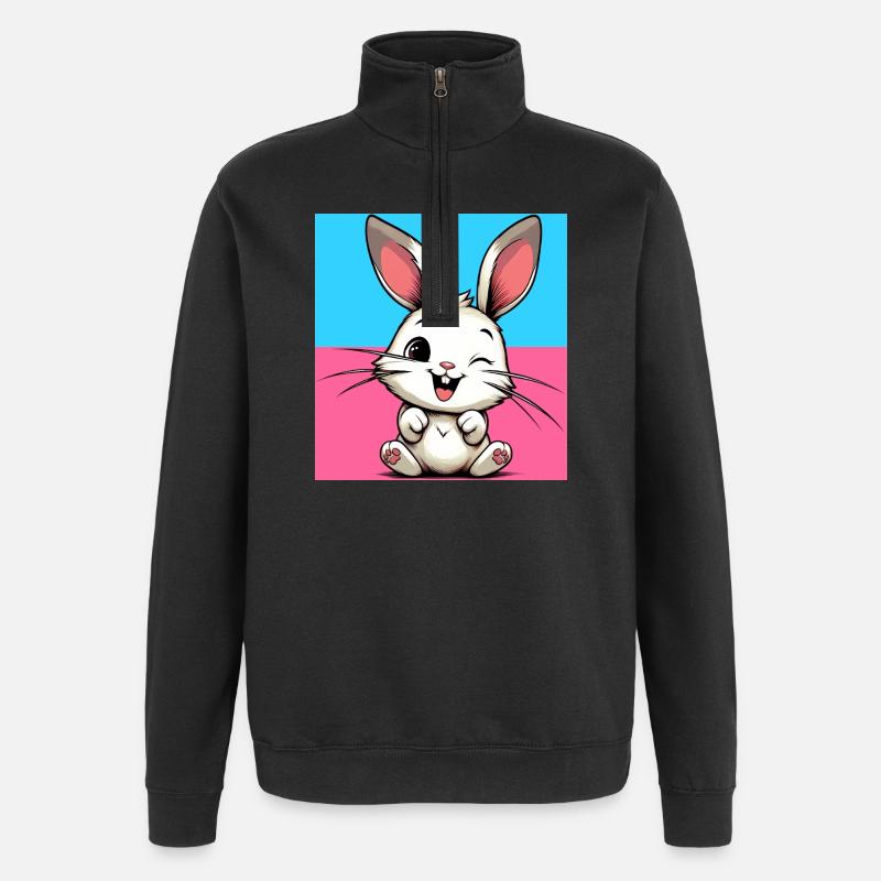 rabbit - Quarter-Zip Sweatshirt - black