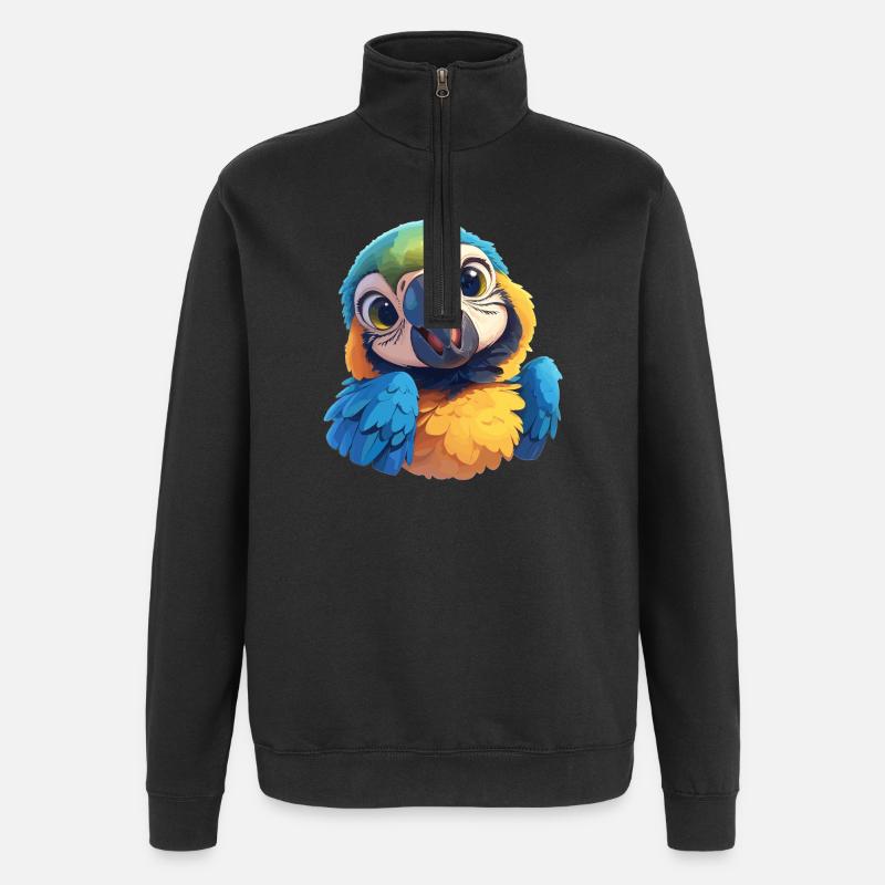 L’ère de l’ara - Sweat à zip 1/4 - noir