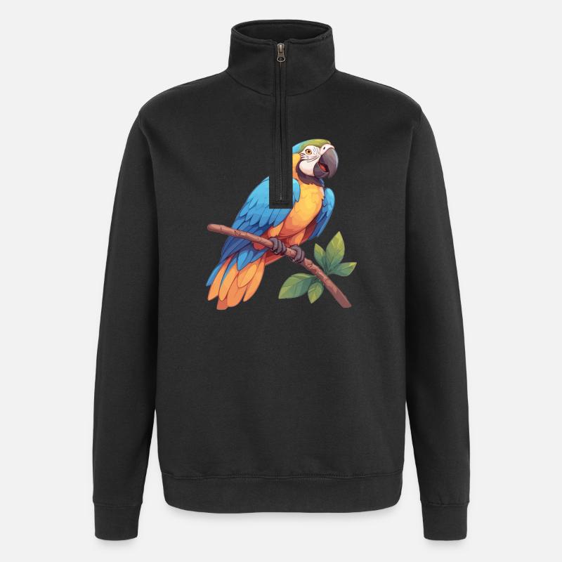 Aras Ara - Quarter-Zip-Sweatshirt - Schwarz
