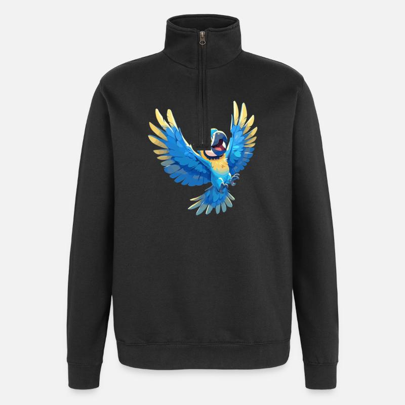 Macaw's Era - Quarter-Zip Sweatshirt - black