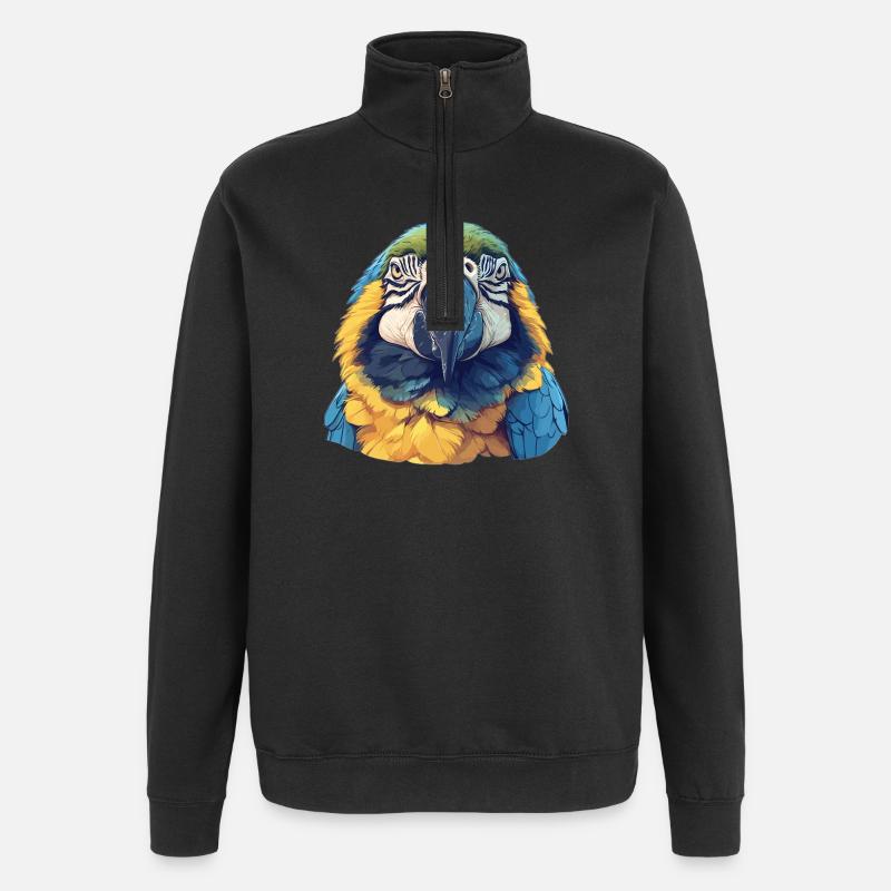 L’ère de l’ara - Sweat à zip 1/4 - noir