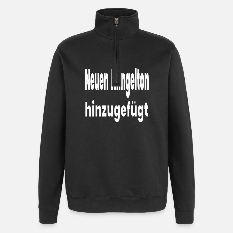 Klingelton - Quarter-Zip-Sweatshirt - Schwarz