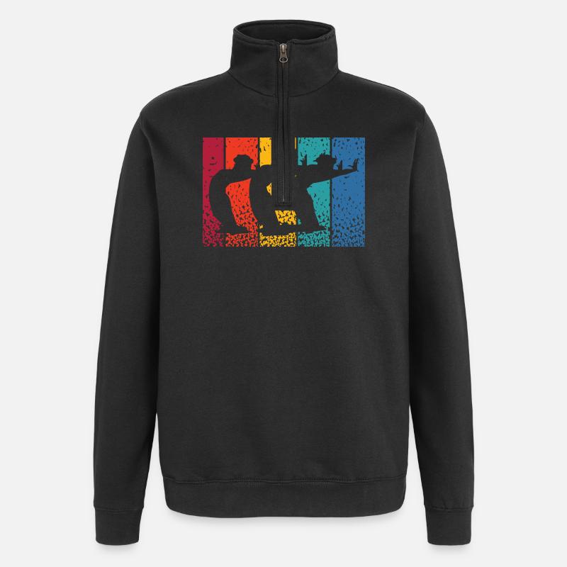 Artistic Swim Team Synchronized Swimming - Quarter-Zip Sweatshirt - black