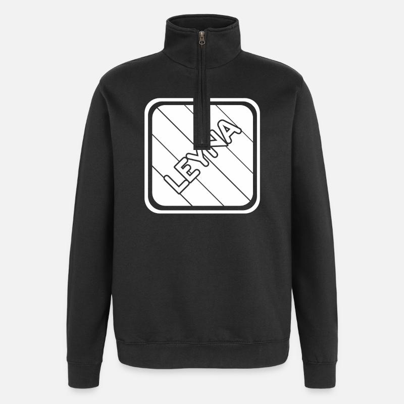 Leyna as a daughter - Quarter-Zip Sweatshirt - black