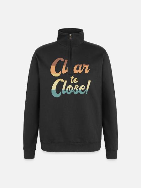 Mortgage Condominium Debt - Quarter-Zip Sweatshirt - black