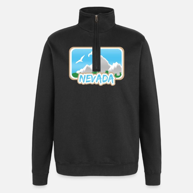 Berg Nevada - Quarter-Zip-Sweatshirt - Schwarz