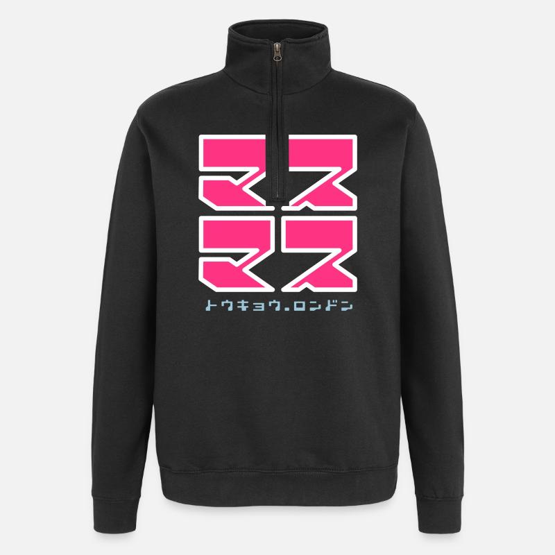Masu Masu v1 - Quarter-Zip Sweatshirt - black