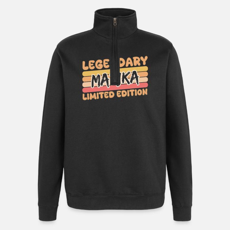 Marika als Legendary - Quarter-Zip-Sweatshirt - Schwarz