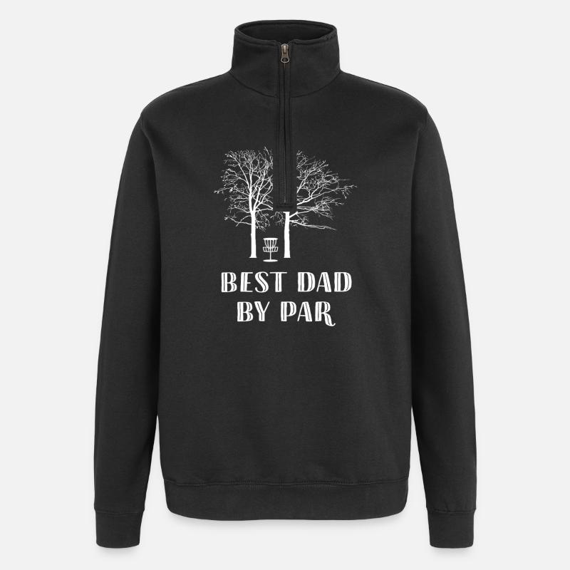 Meilleur Papa par Par - Sweat à zip 1/4 - noir