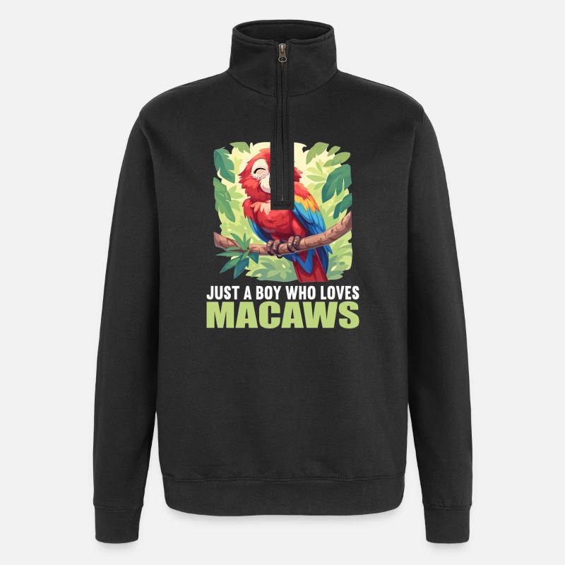 Aras Ara - Quarter-Zip-Sweatshirt - Schwarz