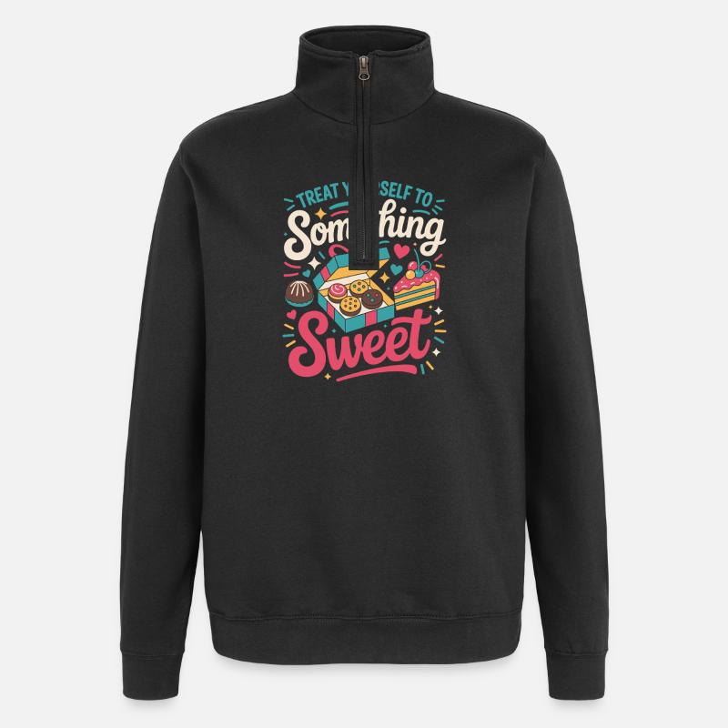 Conception de la boîte à récompenses - Sweat à zip 1/4 - noir