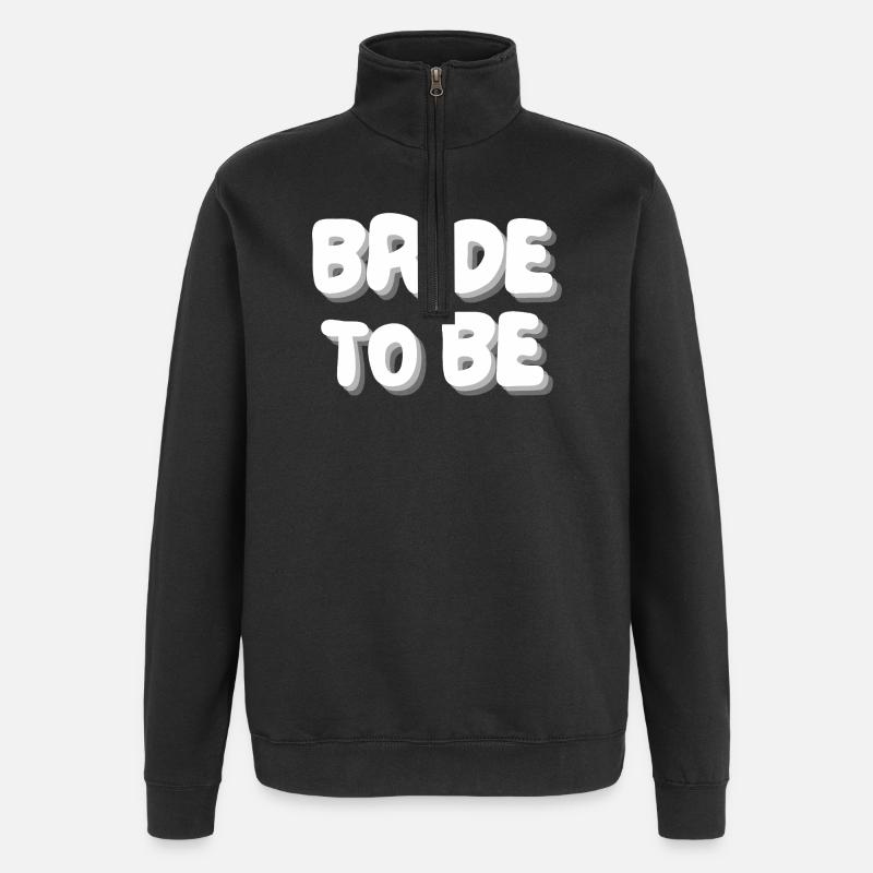 Future mariée - Sweat à zip 1/4 - noir