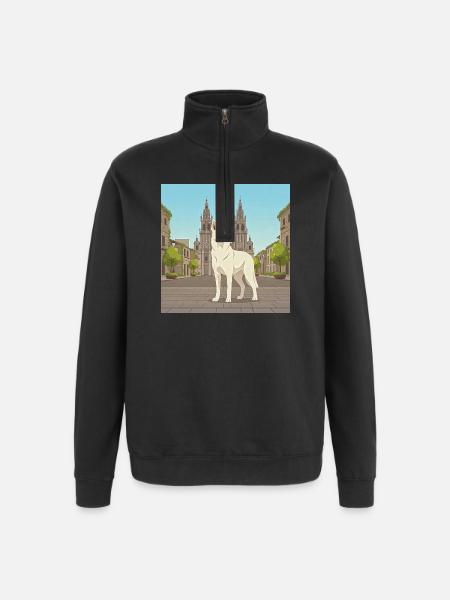 Can de Palleiro Peregrino - Quarter-Zip Sweatshirt - black