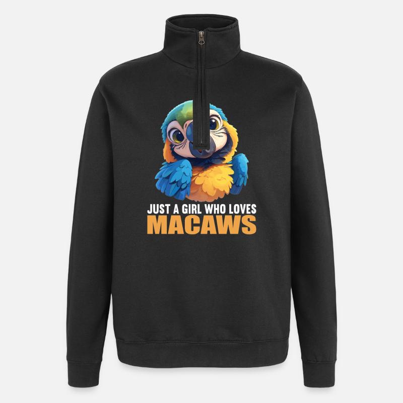 Macaw's Era - Quarter-Zip Sweatshirt - black