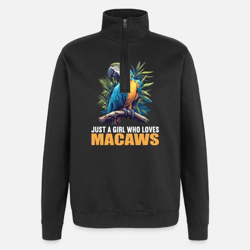 L’ère de l’ara - Sweat à zip 1/4 - noir