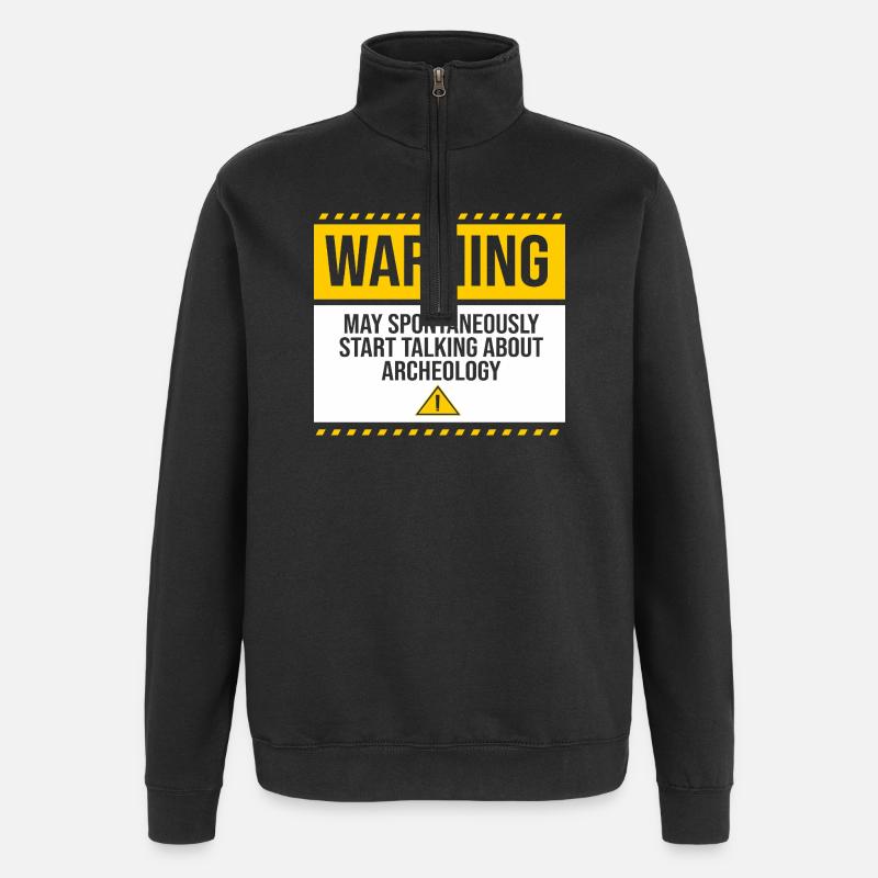 archaeology - Quarter-Zip Sweatshirt - black
