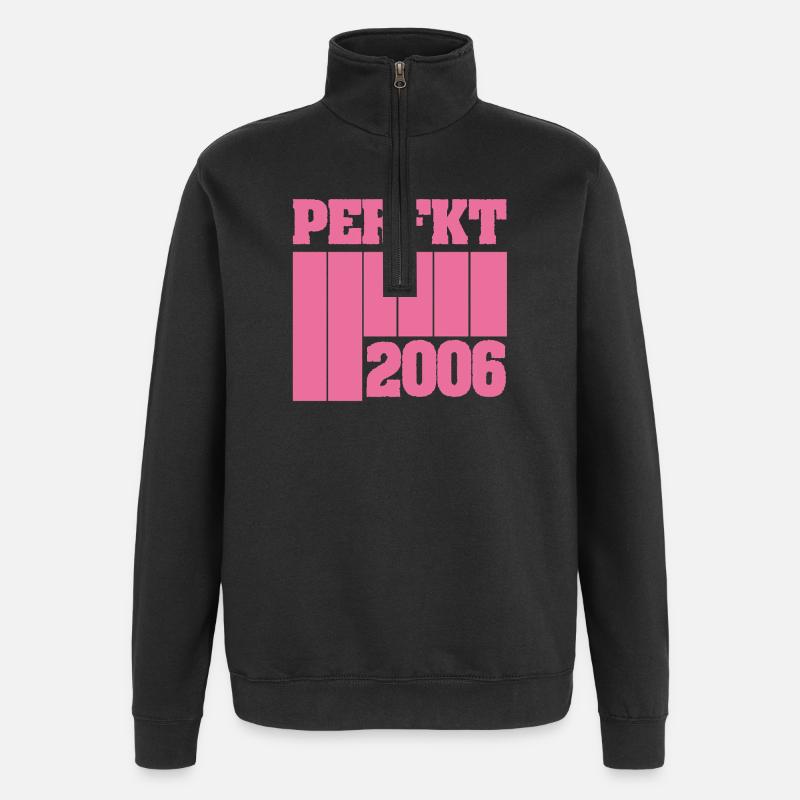 Unique 2006 - Quarter-Zip Sweatshirt - black