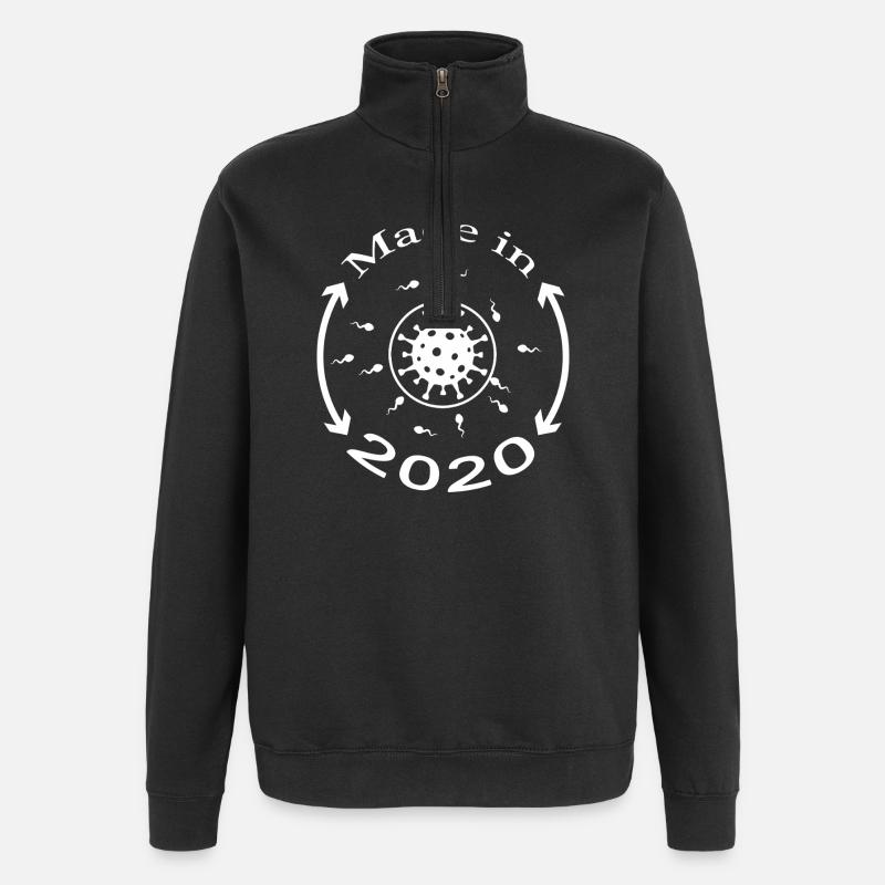 Madie in 2020 - Sweat à zip 1/4 - noir