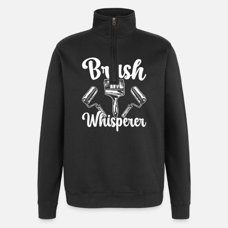House Painter Hilarious Designs Unique Gifts - Quarter-Zip-Sweatshirt - Schwarz