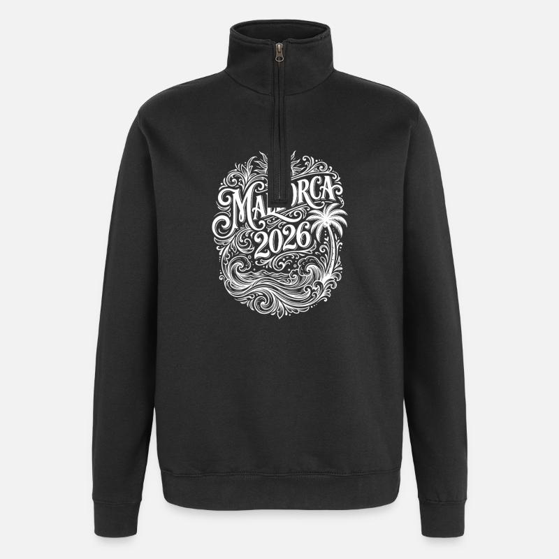 Déclaration de Majorque 2026 - Sweat à zip 1/4 - noir