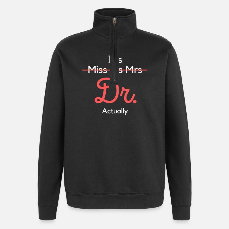 Dr Title Empower Tee - Quarter-Zip Sweatshirt - black