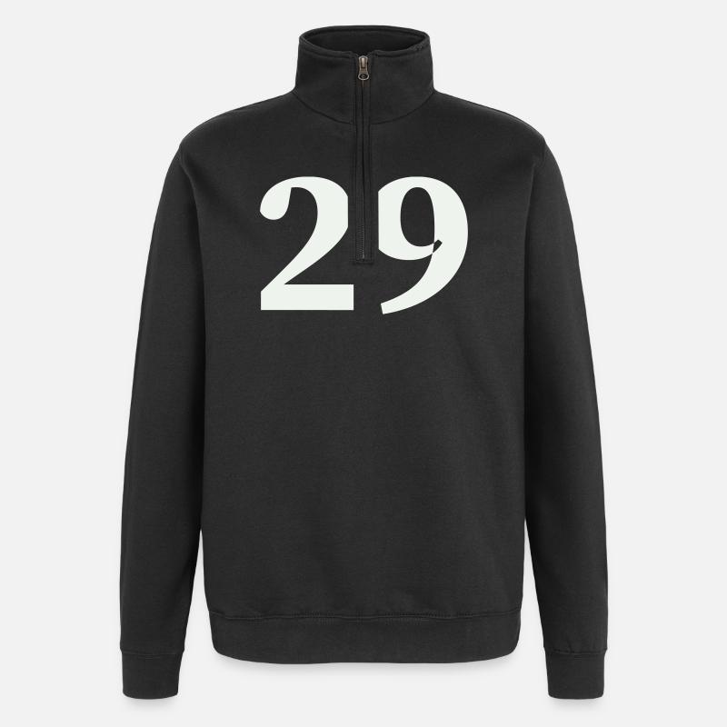 29 - Quarter-Zip Sweatshirt - black
