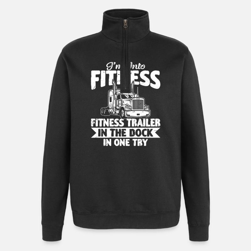 Fitness Truck Dock Challenge Trucker - Sweat à zip 1/4 - noir
