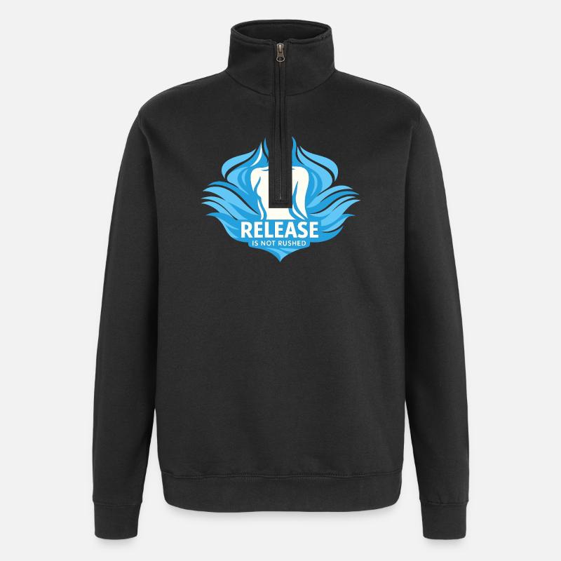 Somatic Healing Somatic Therapy - Quarter-Zip Sweatshirt - black