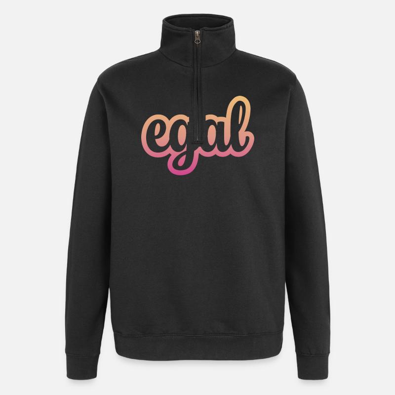 tout de même - Sweat à zip 1/4 - noir