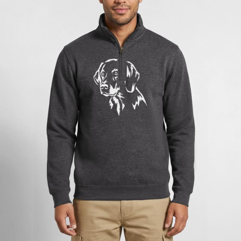 Plotthound Head "Black Edition" Quarter-Zip Sweatshirt