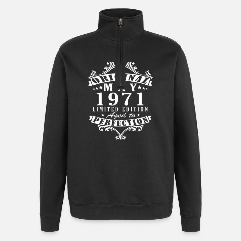 May 1971 - Quarter-Zip Sweatshirt - black