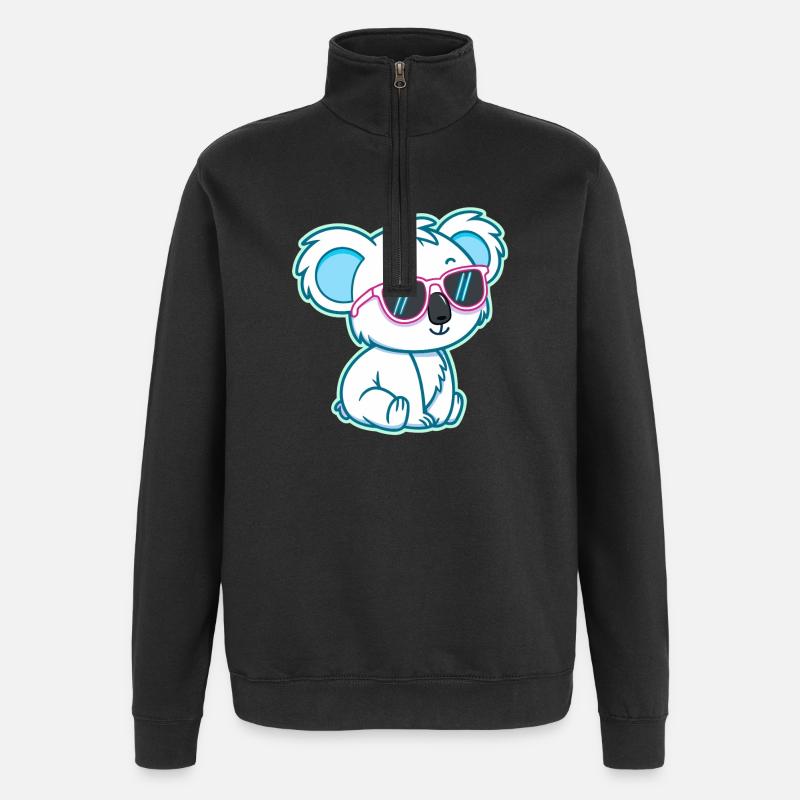 Koala White Chill Sonnenbrille - Quarter-Zip-Sweatshirt - Schwarz
