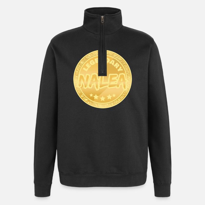 Cadeau pour Nalea - Sweat à zip 1/4 - noir