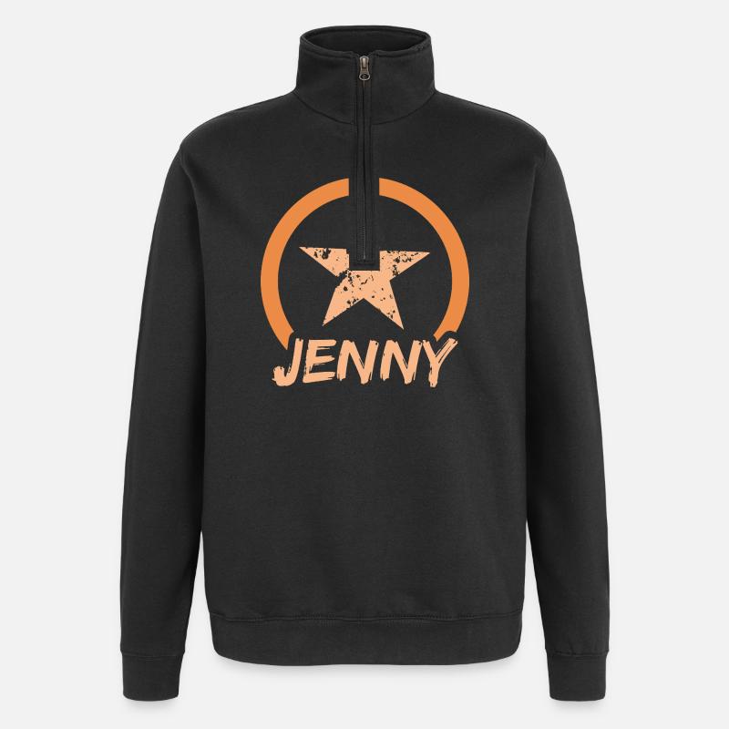 Star Jenny - Sweat à zip 1/4 - noir