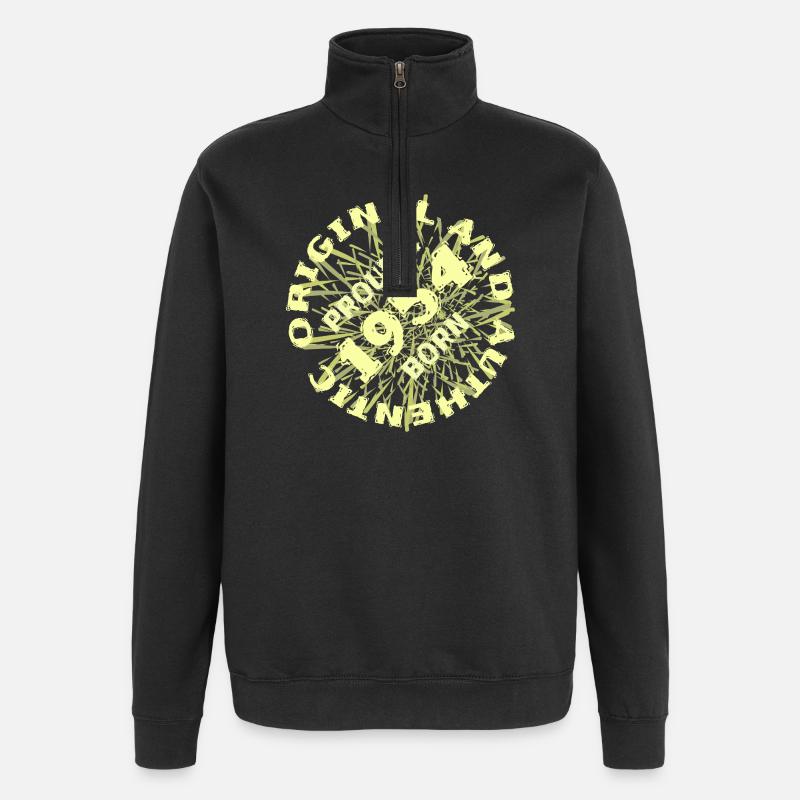 Authentic 1954 - Quarter-Zip Sweatshirt - black
