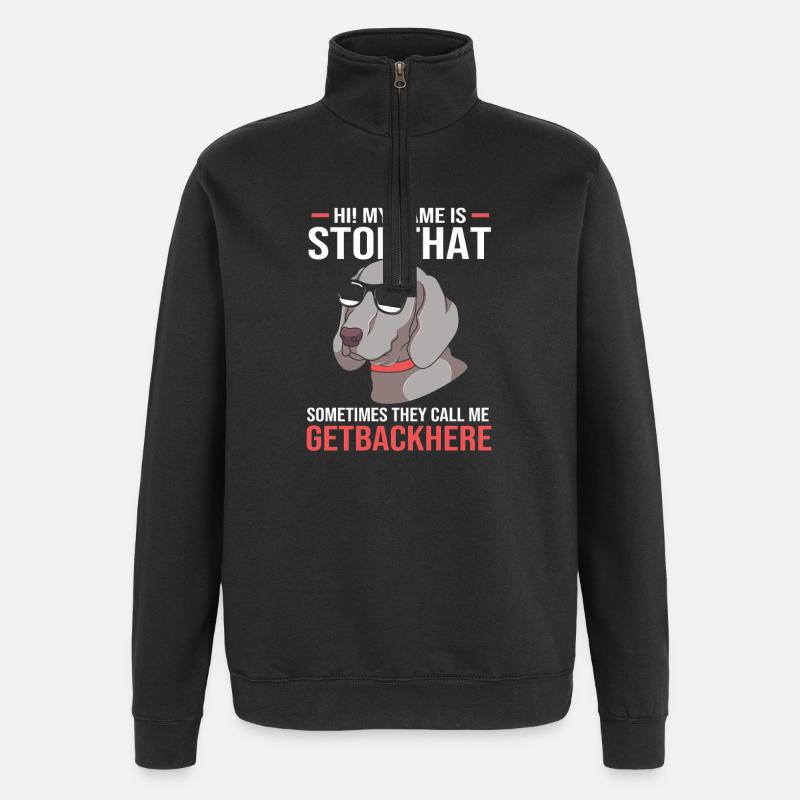 Great Dane - Quarter-Zip Sweatshirt - black