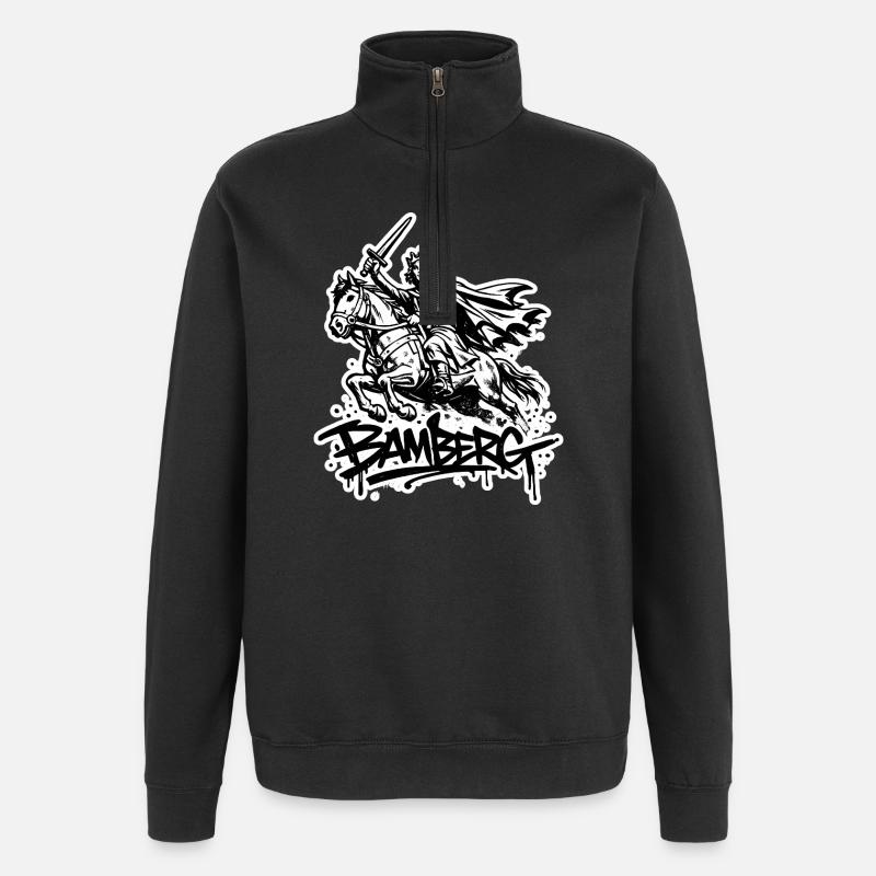Bamberg Riders - Sweat à zip 1/4 - noir