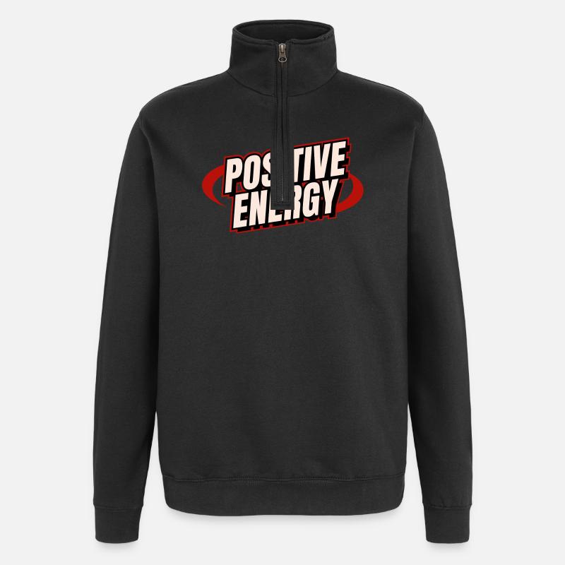 Positive Energy - Quarter-Zip Sweatshirt - black